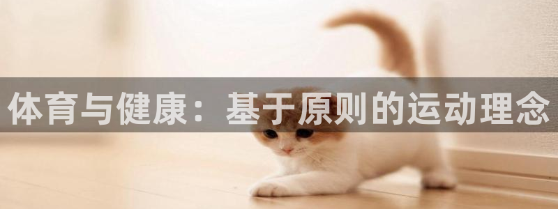 意昂4在线开号：体育与健康：基于原则的运动理念